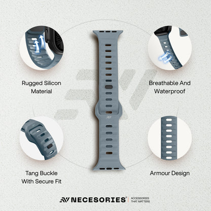 Sport Silicon Rugged Armour Strap