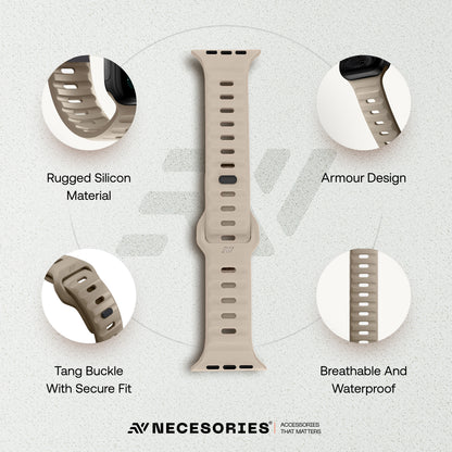 Sport Silicon Rugged Armour Strap