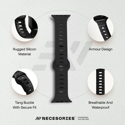 Sport Silicon Rugged Armour Strap