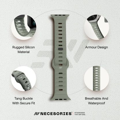 Sport Silicon Rugged Armour Strap
