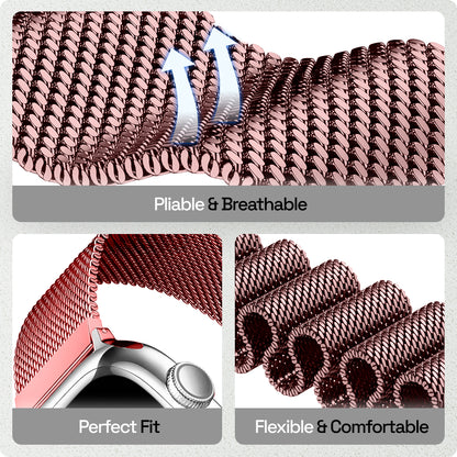 Magnetic Milanese Loop iWatch Strap