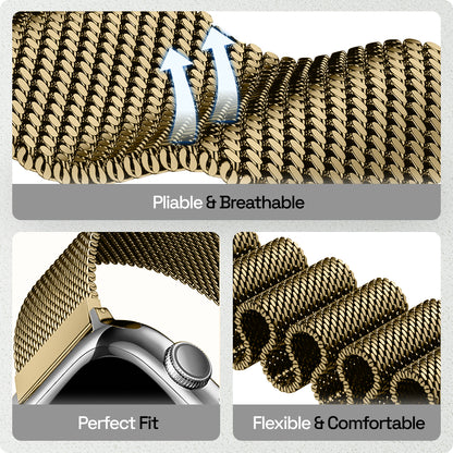 Magnetic Milanese Loop iWatch Strap