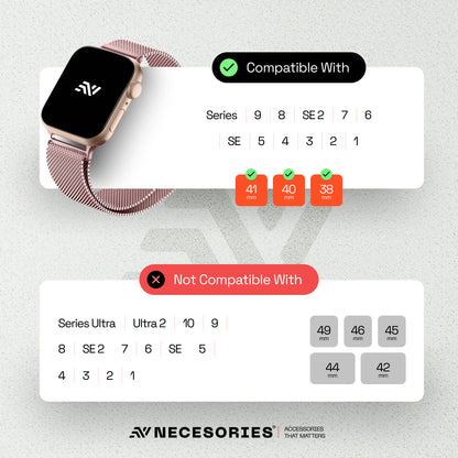 Magnetic Milanese Loop iWatch Strap