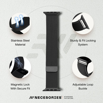 Magnetic Milanese Loop iWatch Strap