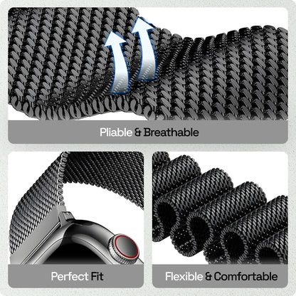 Magnetic Milanese Loop iWatch Strap