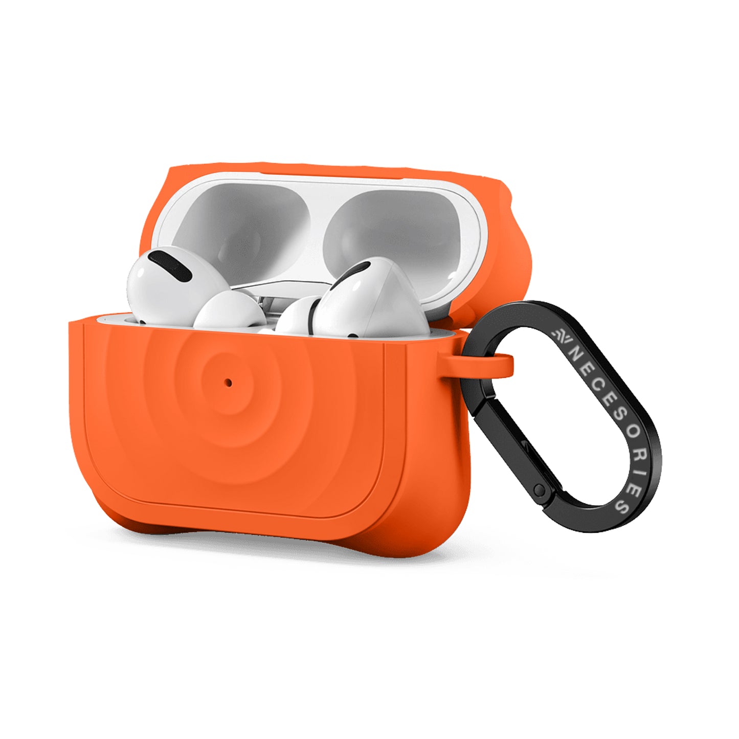 Silicone Ripple Airpods Pro Case with Ring Non Slip Coating Inside