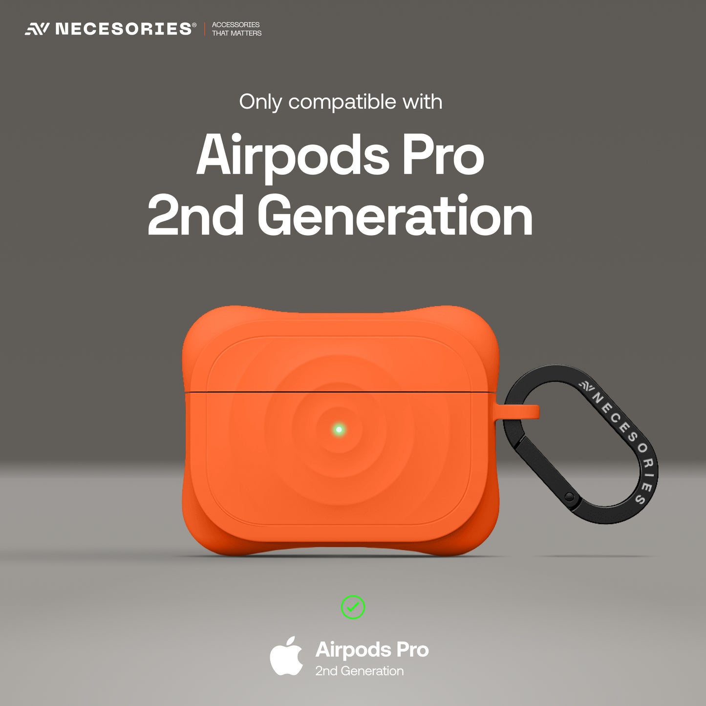 Silicone Ripple Airpods Pro Case with Ring Non Slip Coating Inside