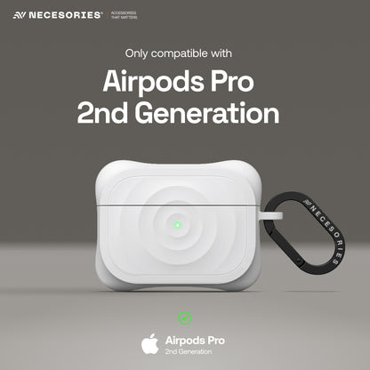 Silicone Ripple Airpods Pro Case with Ring Non Slip Coating Inside