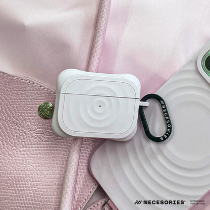 Silicone Ripple Airpods Pro Case with Ring Non Slip Coating Inside