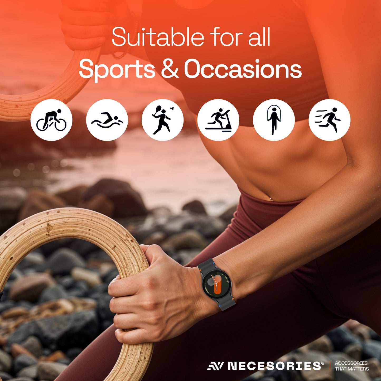 Silicon Marine Band for Samsung Galaxy Watch