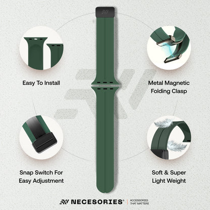 Silicon Magnet Folding Buckle Lock Strap