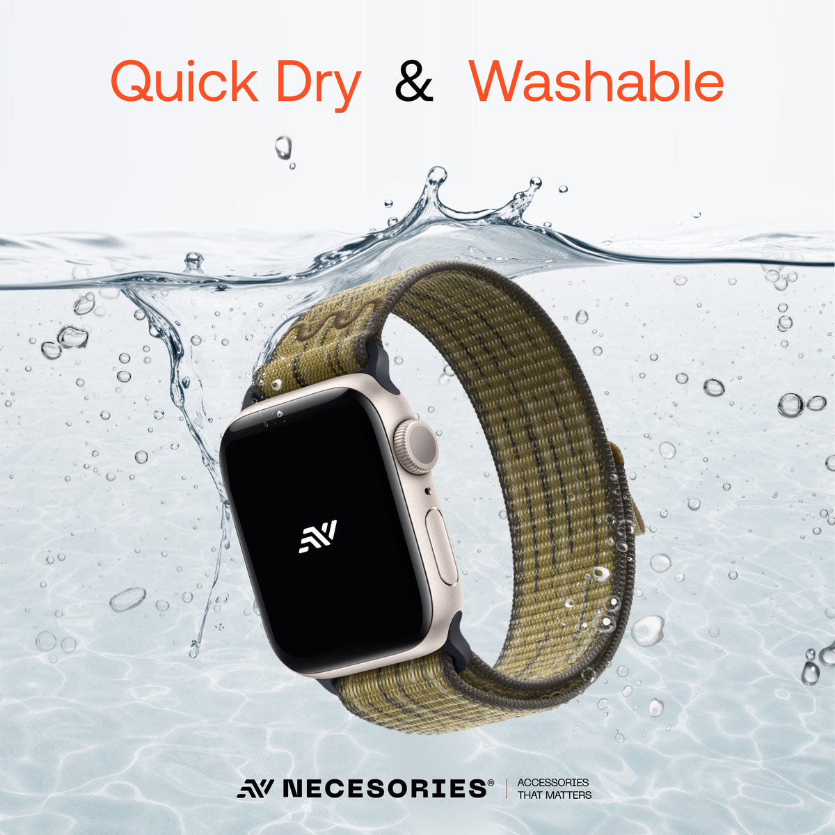 Apple Watch Velcro Sport Nylon Strap