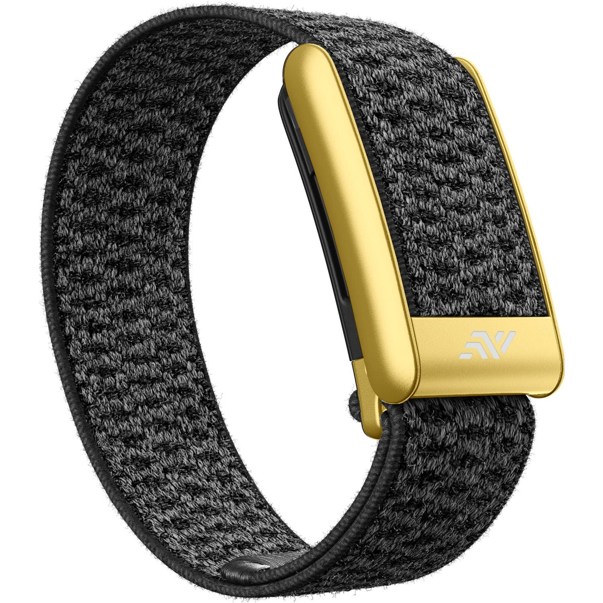 Whoop CloudWeave Wool Strap in Espresso, gold buckle