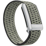Whoop CloudWeave Wool Strap in Matcha, silver buckle