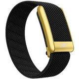 Whoop Go-To Strap in Carbon, gold buckle